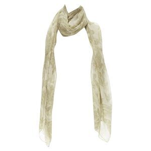 Giorgio Armani 100% Silk Floral Scarf